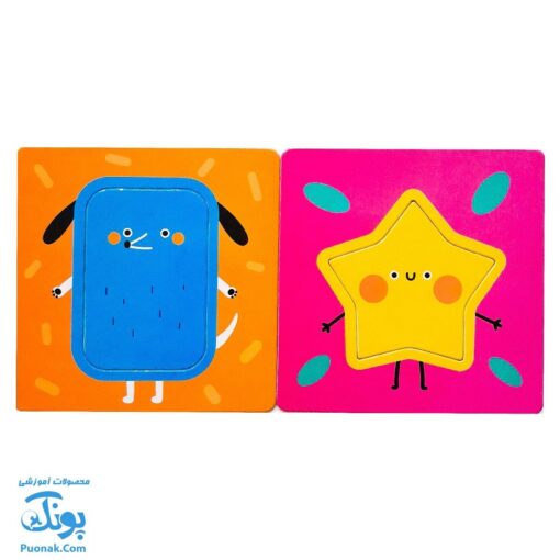 پازل فانتزی اشکال - هشت پازل در یک بسته آوای بامداد (Shapes Puzzle ویژه نوزاد ۱۸ ماه به بالا)