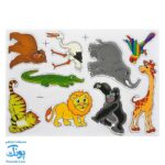 جورچین آهنربایی حیوانات جنگل کتابی مدل آوای باران