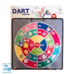 دارت پارچه ای فانتزی کوچک آویزدار مدل آوای بامداد به همراه ۳ توپ چسبدار (قابل شستشو -۳۴ سانتیمتر)