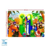 پازل مذهبی عید غدیر (طرح در غدیر خم پیمبر دست تو ...) پشت وایت بردی