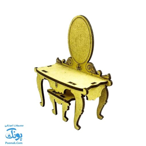 پازل های چوبی ۳ بعدی دکوراتیو طرح اتاق خواب ۴۴ قطعه