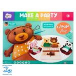 بازی دوختنی مدل مهمونی بساز خیاط کوچولو (دوخت عروسک های بامزه حیوانات)