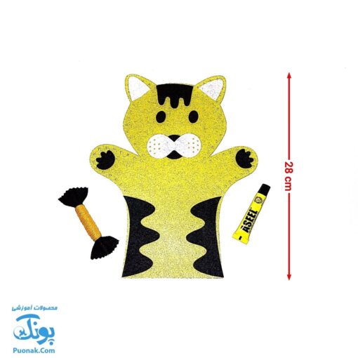 بازی دوختنی ساخت عروسک نمایشی ببر خیاط کوچولو
