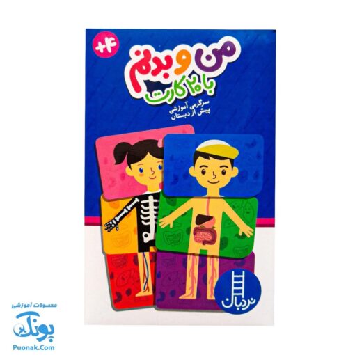 بازی کارتی من و بدنم (جورچین آموزش بدن انسان) نردبان