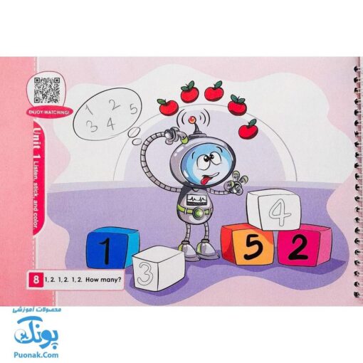 کتاب Tip Top student book ۲ سیمی به همراه کتاب کار و کد QR