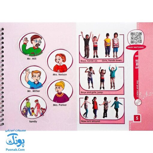کتاب Tip Top student book ۴ سیمی به همراه کتاب کار و کد QR