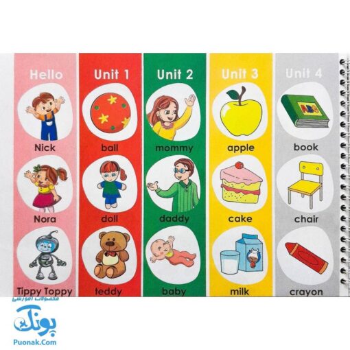 کتاب Tippy Toppy student book for kids سیمی به همراه کتاب کار و کد QR