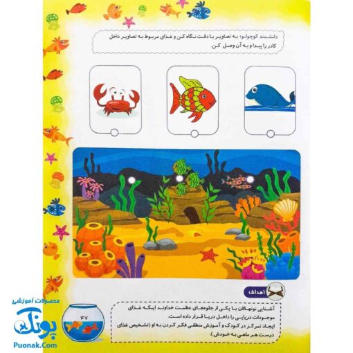 کتاب کار یاران آفتاب جلد دوم ویژه پیش دبستانی ها (دارای تاییدیه سازمان ملی تعلیم و تربیت وزارت آموزش و پرورش)