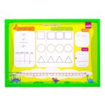 تخته ریاضی یار کلاس چهارم وایت بردی گراد سایز ۳۵*۲۵ سانتی‌متر | Math Board
