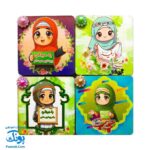 گیفت آینه فانتزی اسلامی دخترانه چوبی