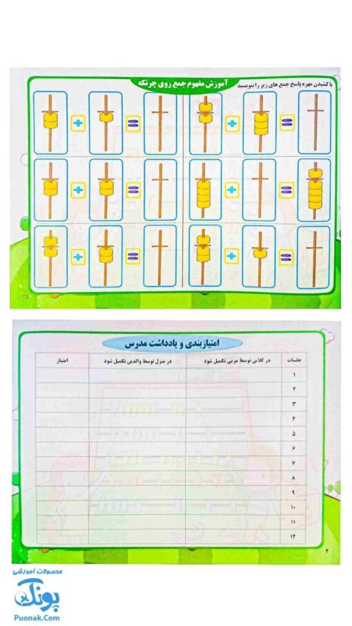 کتاب آموزش گام به گام محاسبات ذهنی چرتکه مقدماتی