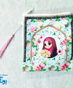 جانماز مخمل دخترانه بزرگ دو تکه