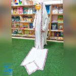پک جشن تکلیف کیف و جانماز حاشیه گلدار صورتی - هدیه‌ای دلنشین و معنوی برای فرزندان