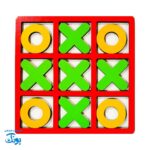 بازی دوز ایکس او چوبی - سایز ۱۰ در ۱۰ سانتیمتر