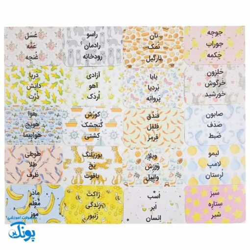 آموزش اعداد و حروف فارسی و انگلیسی بردیا (۵۳۷ قطعه) | یادگیری سرگرم‌کننده