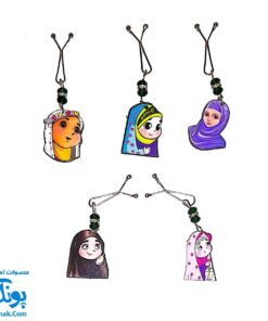 گیره روسری دخترانه چوبی طرح حجاب