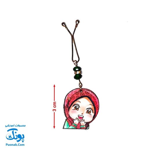 گیره روسری دخترانه چوبی طرح حجاب