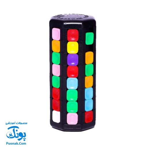 جورچین رنگارنگ روبیک استوانه‌ای - پازل فکری و آموزشی
