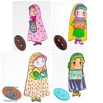 گیفت استند دخترانه فانتزی اسلامی مهدویت چوبی