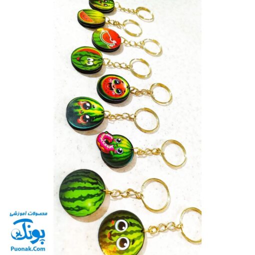 جاکلیدی چوبی جشن یلدا دو طرفه