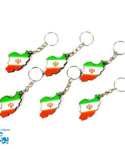 جاکلیدی نقشه ایران چوبی - بسته ۶ عددی برای یادگیری نشانه‌ها
