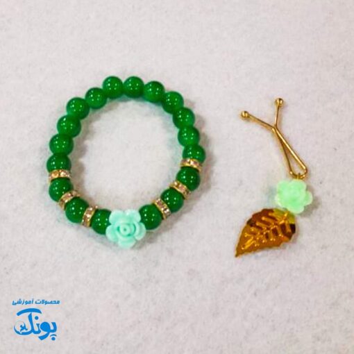 گیفت ست تسبیح و دستبند و گیره روسری (رنگارنگ) ✨
