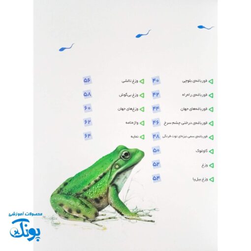 کتاب دانستنی های جانوران ایران و جهان دوزیستان