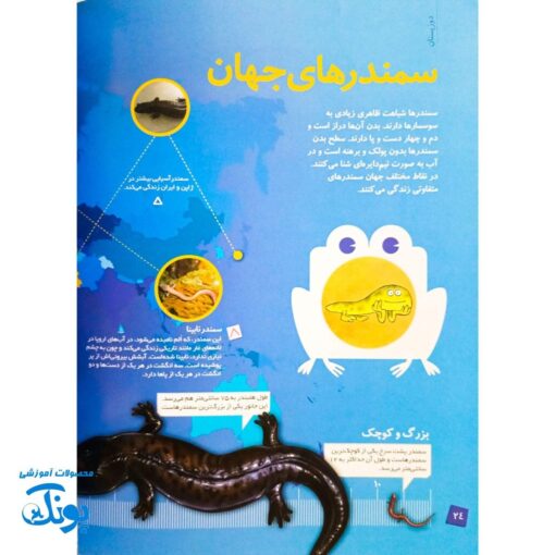 کتاب دانستنی های جانوران ایران و جهان دوزیستان