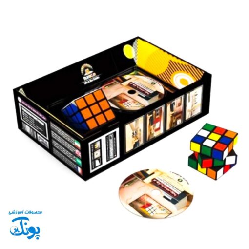 مکعب روبیک ۳*۳ آموزشی DVD دار