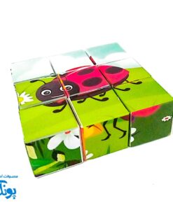 پازل مکعبی حشرات ریزه میزه