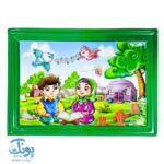 تابلو سه بعدی طرح نماز و نیایش دختر و پسر