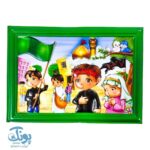 تابلو سه بعدی طرح نماز و نیایش دختر و پسر
