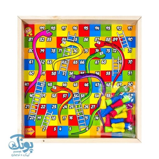 منچ و مارپله چوبی پرشین