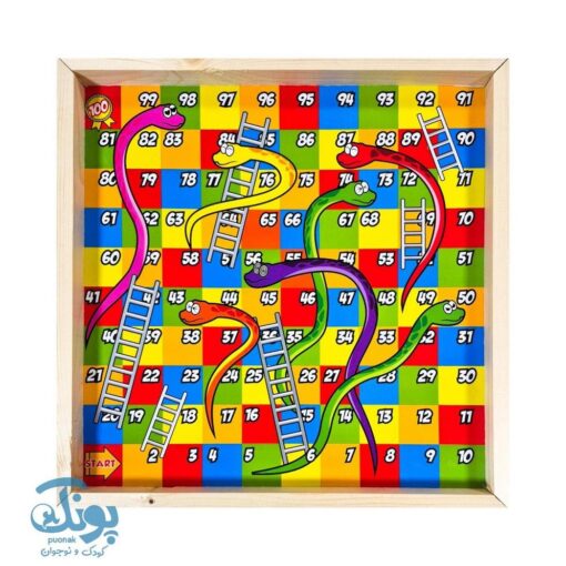 منچ و مارپله چوبی پرشین
