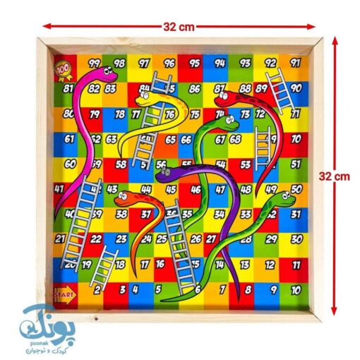 منچ و مارپله چوبی پرشین