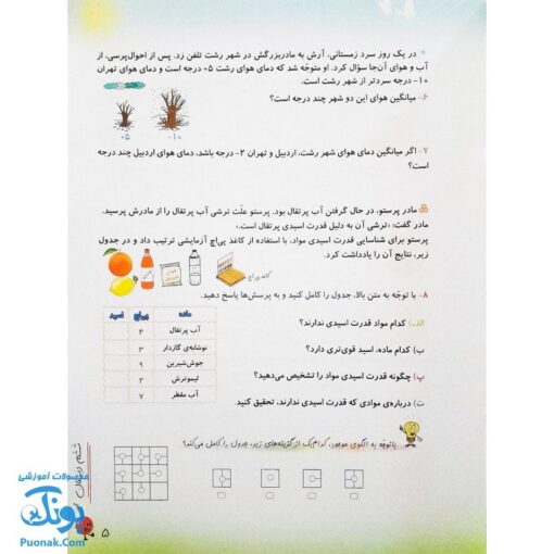 کتاب پیک تابستانه ششمی ها آلبالو گیلاس