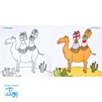مجموعه دو جلدی کتاب رنگ آمیزی حیوانات قرآنی