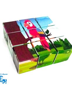 پازل مکعبی پرندگان ریزه میزه