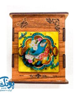 جامدادی چوبی رومیزی طرح عید غدیر