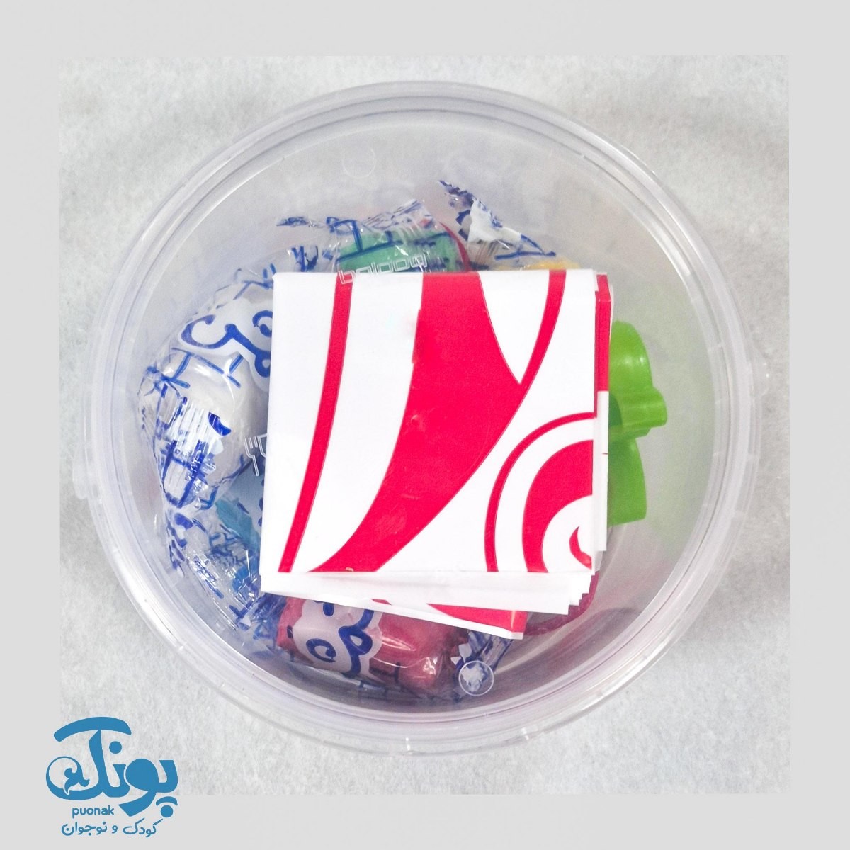 خمیر بازی ۵ رنگ سطلی بازی شاد شمش