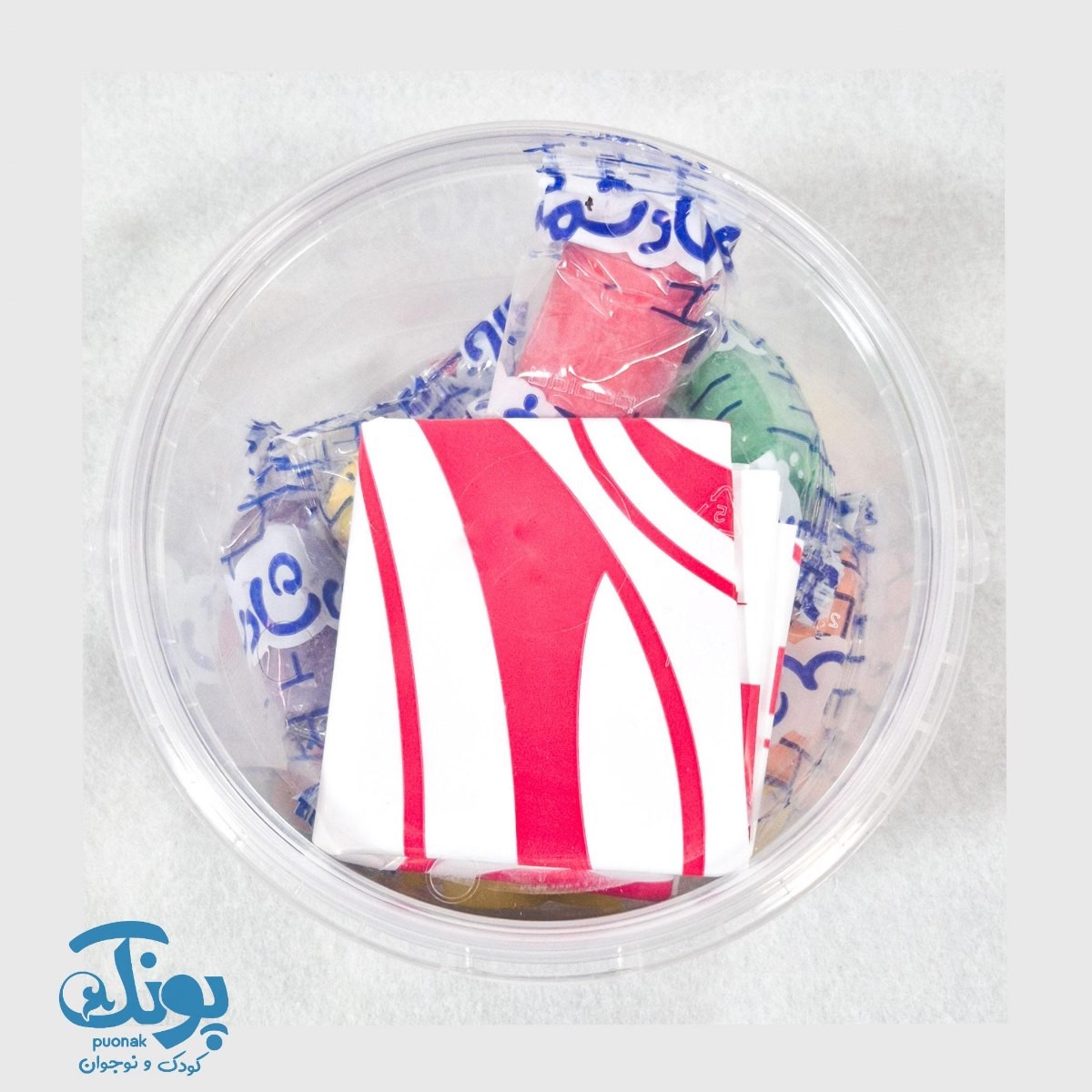خمیر بازی ۷ رنگ سطلی بازی شاد شمش