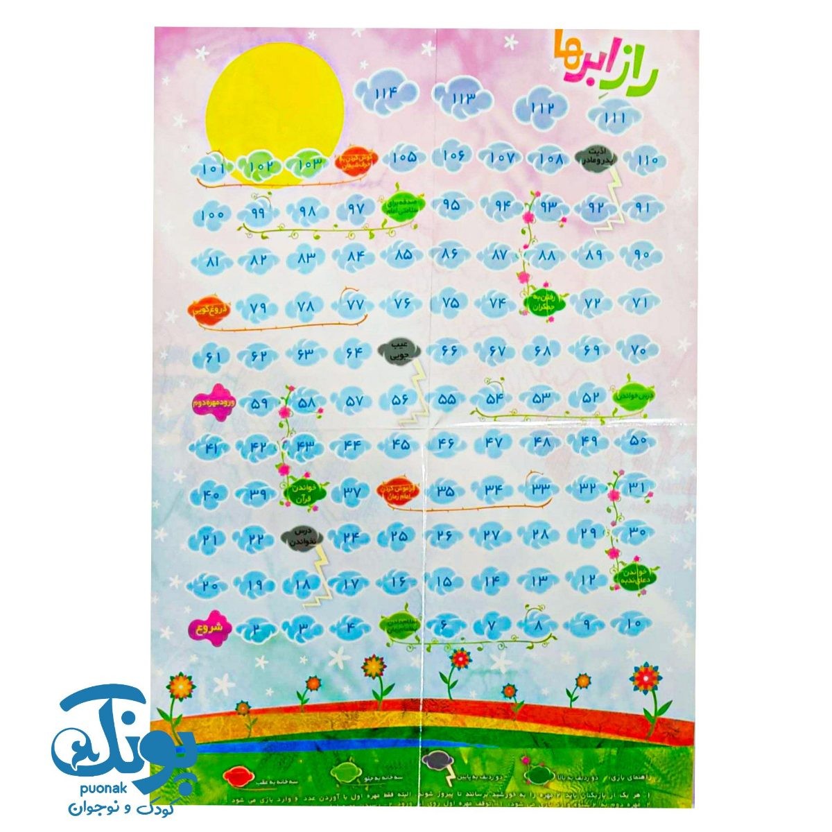 بازی راز دایره ها راز ابرها (منچ بازی)