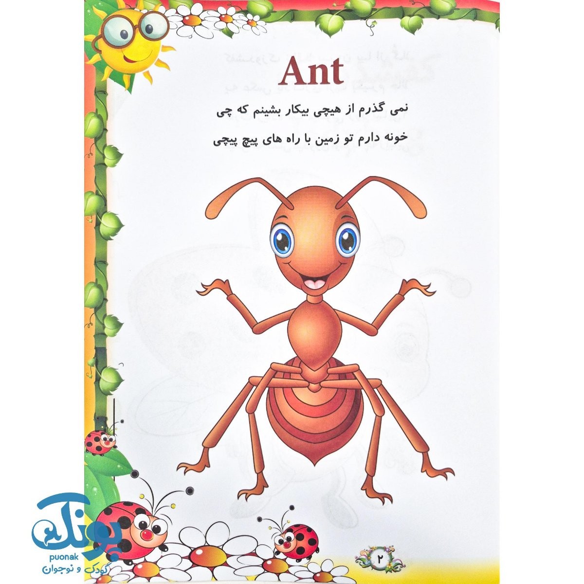 کتاب رنگ کن و آواز بخون ۱۱ (حشرات)
