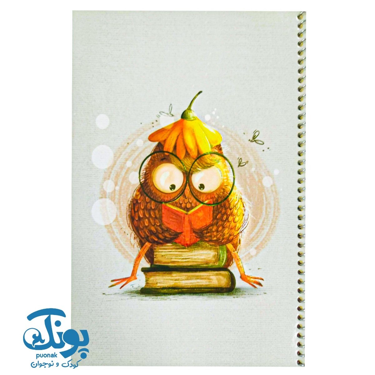 دفتر مشق ۶۰ برگ حاشیه رنگی فانتزی پسرانه الفبا