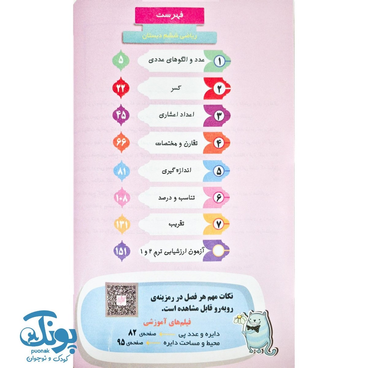 کتاب ریاضی را قورت بده ششم دبستان سرمشق