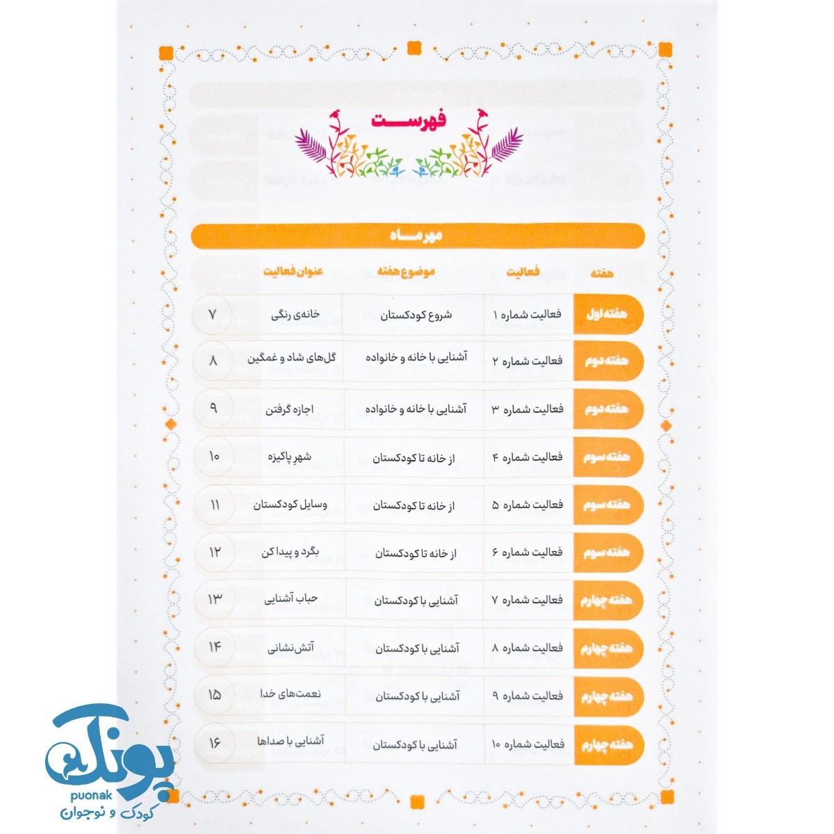 کتاب کار و دست ورزی ۱