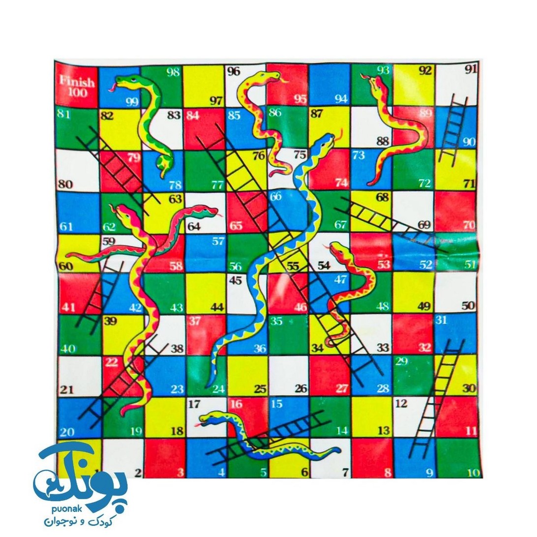 بازی منچ و مارپله ۴۰ * ۴۰ شایان