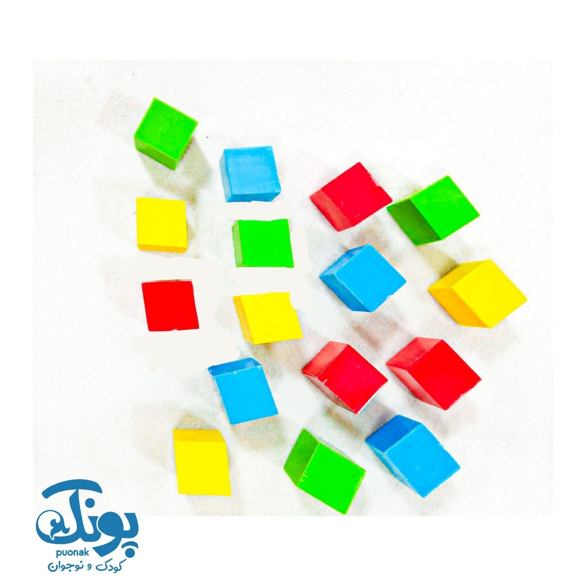 مکعب های آموزشی ۱۶ تکه شایان