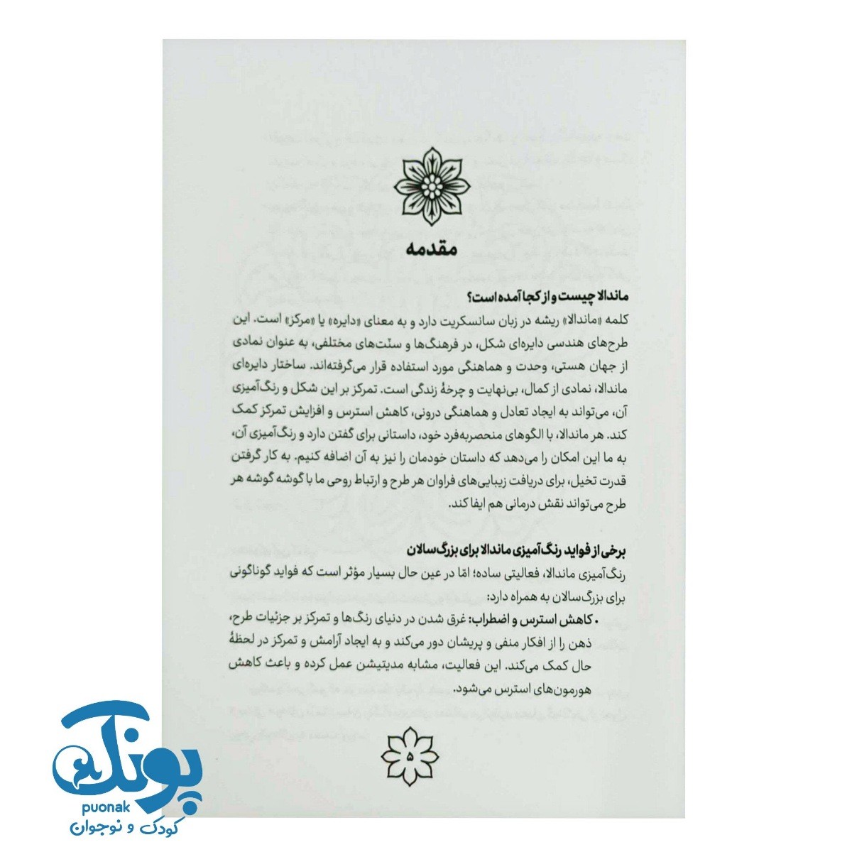 کتاب رنگ آمیزی ماندالا ۲