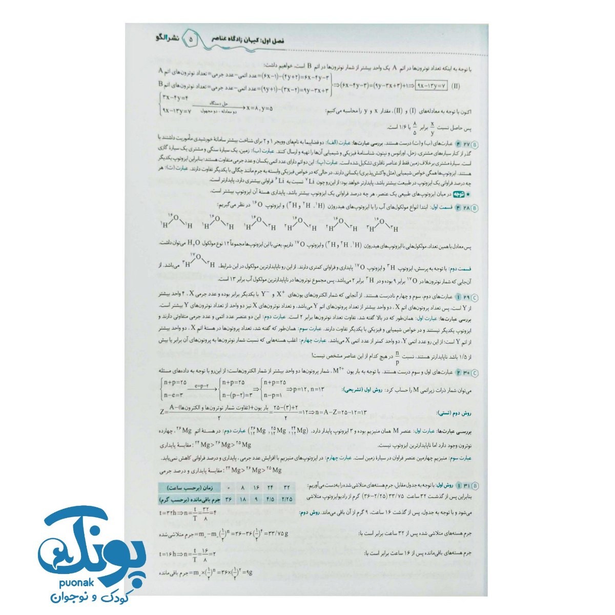 کتاب جامع شیمی تیتانیوم جلد ۲ پاسخنامه الگو